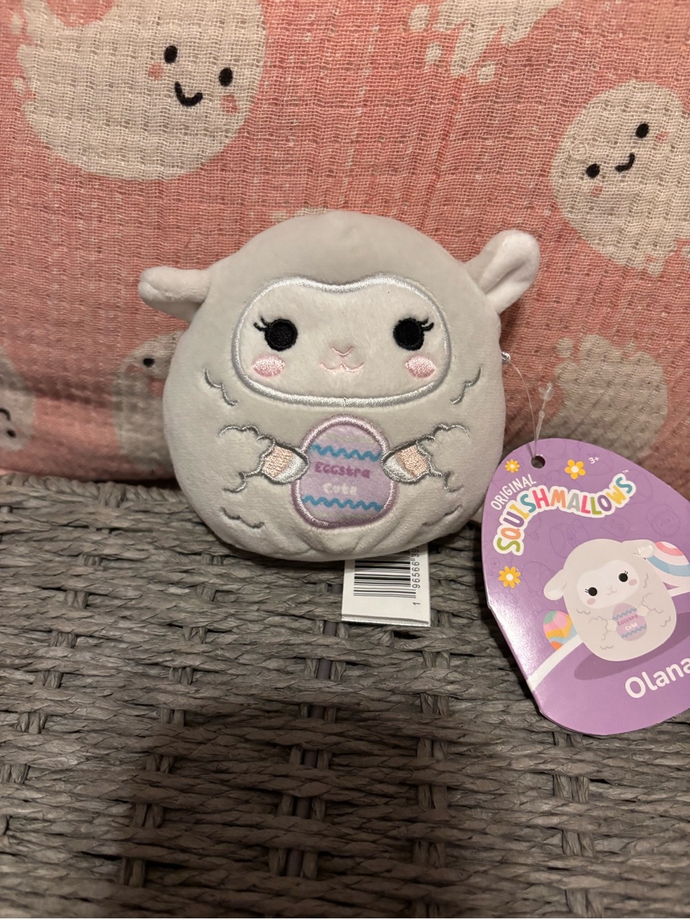 Squishmallows Olana Gray Holiday Plush